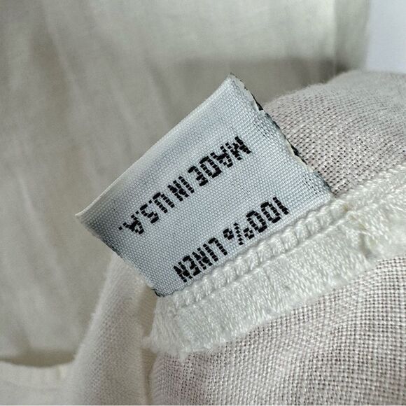 Bryn Walker 100% Linen put down shirt size large - Picture 6 of 7